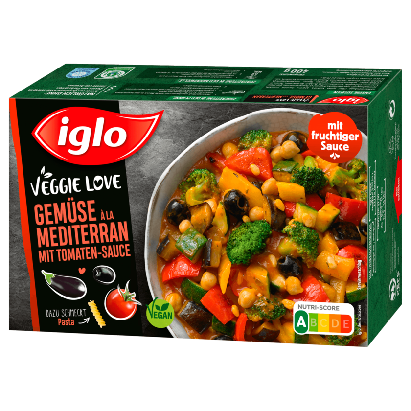 Iglo Veggie Love Gemüse à la Mediterran vegan 400g